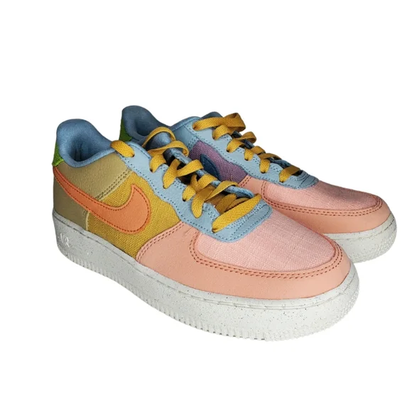 Nike Air Force 1 LV8 Sun Club (GS) DMO984-700 - Picture 1 of 9